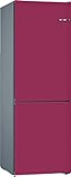 Bosch KVN36CLEA Serie 2 VarioStyle Kühl-Gefrier-Kombination, 186 x 60 cm, austauschbare Türfront Pflaume, 215 L Kühlen + 87 L Gefrieren, NoFrost nie wieder abtauen