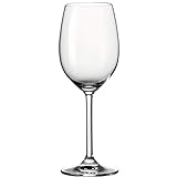 Leonardo Daily Weißwein-Gläser, Weißwein-Kelch mit Stiel, spülmaschinenfeste Wein-Gläser, 6er Set, 370 ml, 063315