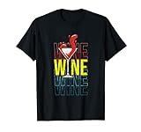 Kühlmanschette wein zu vino sag ich nie no Rotwein Wein T-Shirt