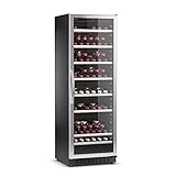 DOMETIC C125G Kompressor-Weinkühlschrank mit Glastür für 125 Flaschen ideal für die Wein-Präsentation in Restaurants, Bistros oder Hotels