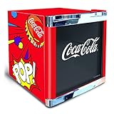 °CUBES Flaschenkühlschrank Coca-Cola PopArt/ 51 cm Höhe / 98 kWh/Jahr / 48 L Kühlteil
