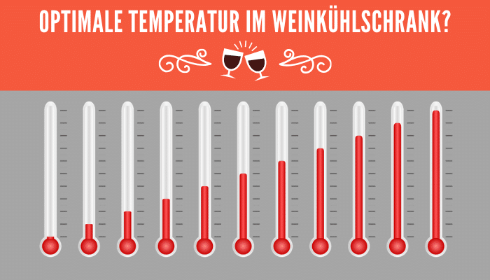 Optimale Temperatur im Weinkühlschrank