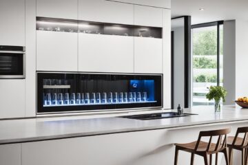 Integrierter Weintemperierschrank
